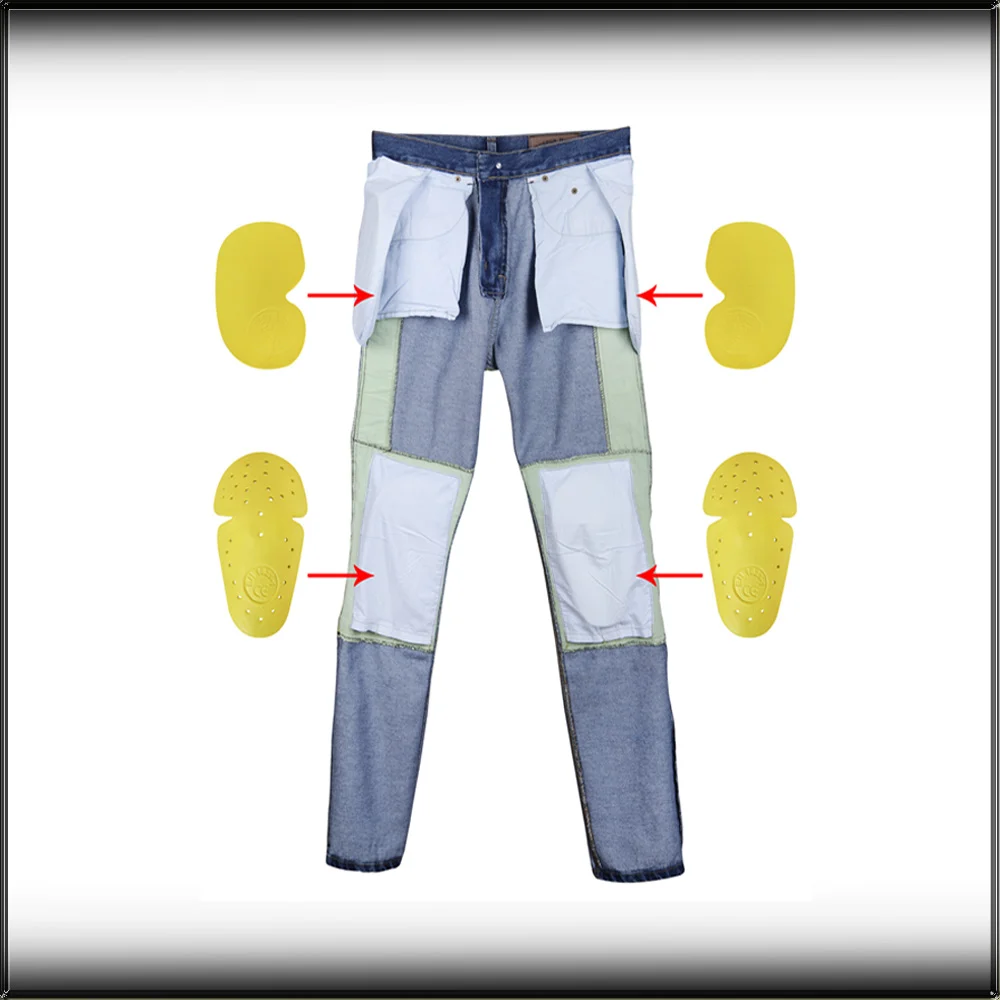 Kevlar Jeans Pants This Pant Special Made For Dupont Kevlar 300Gsm To Ride Safe motorcycle Rider