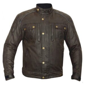 This Jackets Made by Wax Cotton Special For Street Biker