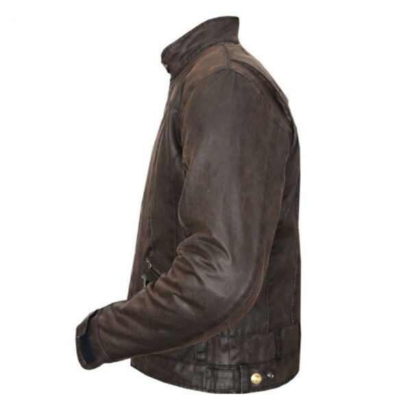 Men Waxed Cotton Jacket