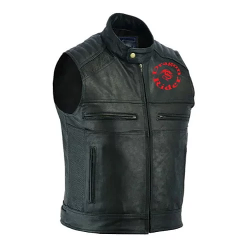 Dragon Handmade Leather Vest Dragon Handmade Leather Vest