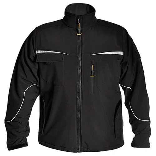 Men Black Soft Shell Jacket