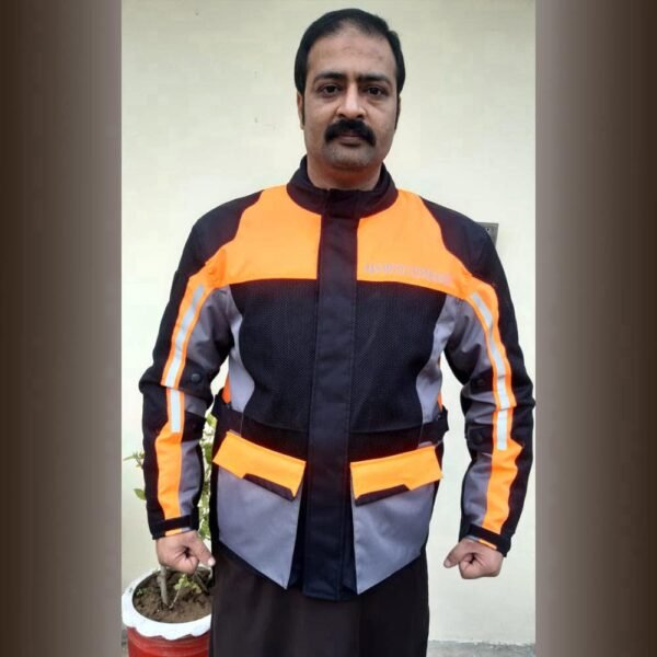 Tour Motorcycle Jackets Orange Black Grey